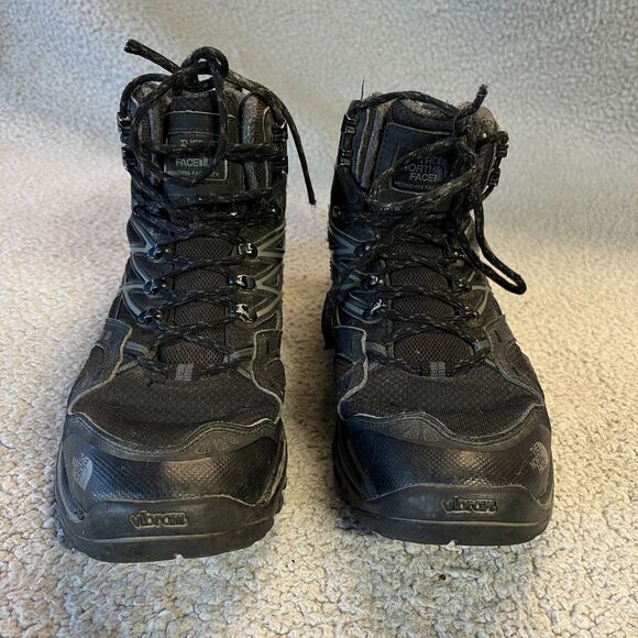 The North Face Boots Mens 10 Black Hedgehog Fastpack II GTX Mid Gortex Hiking - Picture 2 of 13